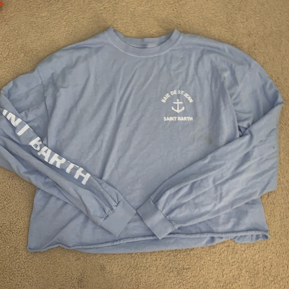 Light blue long sleeve Brandy Melville t-shirt